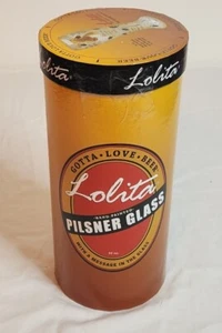 LOLITA pilsner beer glass MY HOLIDAY WISH LIST - Picture 1 of 4