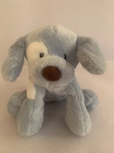 Gund Baby ‘Spunky’ Puppy Dog Blue Soft Plush Toy 8” With Sounds - Picture 1 of 5