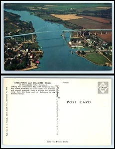 Maryland Postkarte - Chesapeake City, Chesapeake & Delaware Kanal G50 - Bild 1 von 1