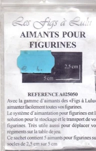  REF A025050 BEUTEL MIT 5 MAGNETEN 2,5 CM / 2,5 CM  - Bild 1 von 1