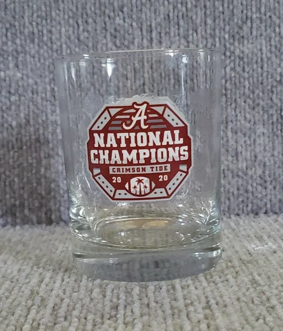 ALABAMA CRIMSON TIDE - 2020 NATIONAL CHAMPIONSHIP GLASS Cover