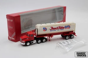 Herpa MACK CH600 Silo semitrailer "Feed-Rite 50 years“ No. 141048 1:87 /H21459 - Picture 1 of 1