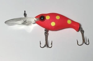 WORDEN'S HAWG BOSS SUPER TOAD YELLOW POLKA DOT BASS FRESHWATER FISHING LURE - Picture 1 of 5