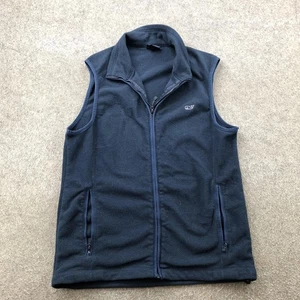 Vineyard Vines Weste Damen klein blau durchgehender Reißverschluss Wal Logo Taschen Fleece - Bild 1 von 9