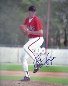 Handsignierter 8x10 Bob Milacki Baltimore Orioles Krug 1988-92 - Bild 1 von 1