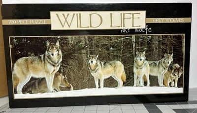 New Sealed Ceaco Wild Life Grey Wolves 700 Pc Puzzle Art Wolfe 2903-6 - Image 1 of 4