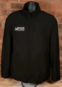 Jasper Engines Transmissions Black Soft Shell Full Zip Jacket Mens XL - Picture 1 of 9