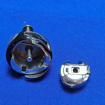 Gancho giratorio genuino BERNINA + estuche de bobina 1630 180 parte #006076.72.00 Foto 1 de 4