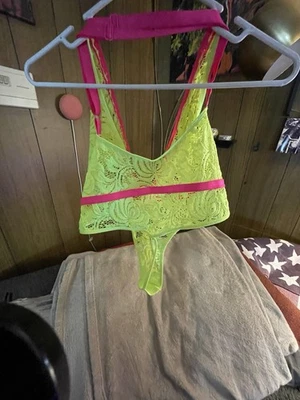 Glo In The Dark One Piece Lingerie - Image 1 of 4