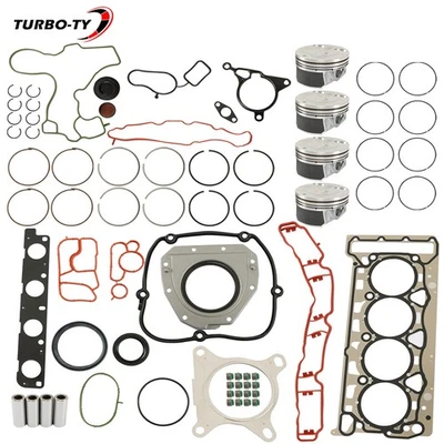 Kit de reconstrucción de revisión de motor CDN 2.0T con pistón y anillo para VW Golf Audi A3 A4 A5 Foto 1 de 4