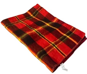 Beacon Blanket Campbell Classic Scottish Red Plaid 45 X 72 Camp Throw Vintage - Picture 1 of 3