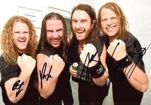 Airbourne HARD ROCK BAND autographs, In-Person signed photo - Picture 1 of 1