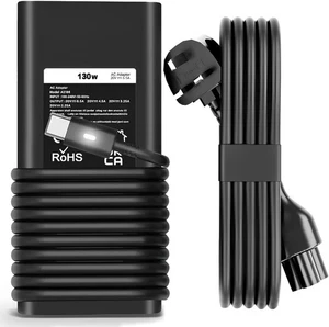 Cargador de computadora portátil 130 W tipo C adaptador de corriente rápida para Dell XPS Precision Lenovo HP M - Imagen 1 de 8