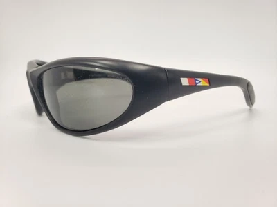 Serengeti Sunglasses Mens One Size Black Wraparound Sport Made in Japan H97400 - Image 1 of 4