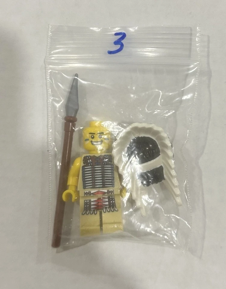 LEGO Collectible Minifigure Series 3 Tribal Chief Complete Authentic CMF - Image 1 of 1