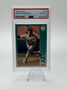 1992 Fleer - Dennis Eckersley #255 PSA 10 - Picture 1 of 2