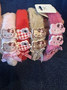 Hello Kitty 4 Stirnbänder. Neu Verschiedene Farben Kostenloser Versand - Bild 1 von 7