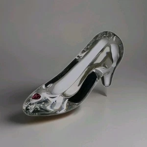 Disney Cinderella Crystal Glass Slipper Swarovski FEBRUARY Birthstone Arribas 3" - Picture 1 of 8