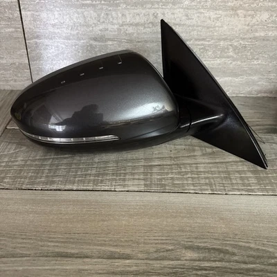 🇺🇸 2014 2015 Kia Optima Espejo de puerta derecho pasajeros señal de alimentación OEM gris Foto 1 de 4