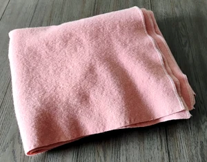 Chatham Wool Twin or Throw Blanket 58" x 72" Rose Vintage - Picture 1 of 9