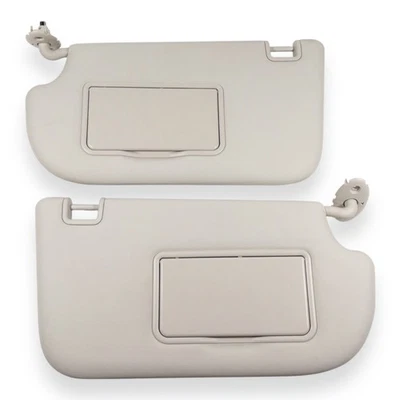 Комплект из пары солнцезащитных козырьков со стороны водителя и пассажира 2013–2019 Ford Escape белый кремовый - Изображение 1 из 4