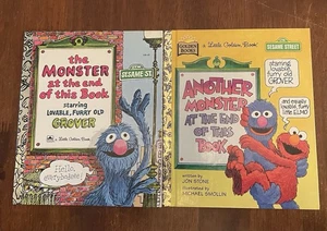 Set - Monster at the End of This Book / Another Monster … Little Golden Book New - Picture 1 of 3