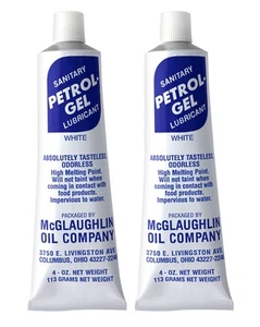 (2 confezioni) Gel benzina lubrificante per attrezzature alimentari NSF (2/4 oz. tubo) - Foto 1 di 3