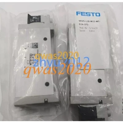 FESTO VUVG-L18-M52-MT-G14-1P3 574429 1PC New Solenoid Valve Free Shipping - Image 1 of 2