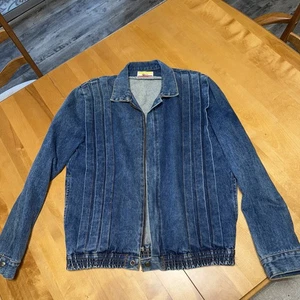 Y2k Cotler Jeansjacke Herren Large Denim Y2K Bomber Zip - Bild 1 von 14