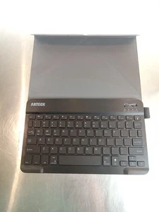 Arteck HB030B Universal Slim Wireless Bluetooth 7-Color Backlit Keyboard w/CASE - Picture 1 of 4