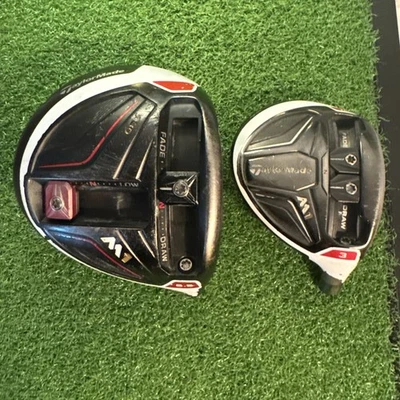 TaylorMade M1 2016 430 Driver 8.5* And 3 Wood 15* Heads Only Mens RH - Image 1 of 4