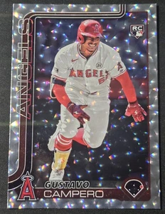 2025 Topps Series 2 Gustavo Campero RC Diamante Foil Los Angeles Angels - Bild 1 von 2