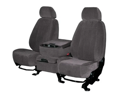 Fundas de asiento de auto CalTrend para Ram 1500-5500 2013-2025 terciopelo carbón personalizadas Foto 1 de 4