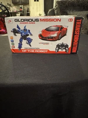 GLORIOUS MISSION ANGER ARES ROBOT TRANSFORM FIGHTING /SPEED CAR/REMOTE CONTROL - Image 1 of 3