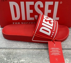 Diesel Ciabatta Uomo Man Rossa Eu44 D10 - Picture 1 of 5