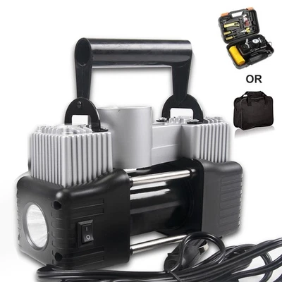 Heavy Duty Portable Air Compressor Car Tire Inflator Electric Pump Auto 12V