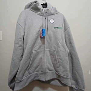 Sudadera con Capucha Camber GreenPoint Metal Forrada Térmica Cremallera Completa Gris 3X Hecha en EE. UU. Nueva - Imagen 1 de 9