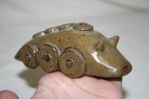VINTAGE SCHNECKENRÄDER OCARINA HANDFLÖTE TON KERAMIK WEICHER TON INSTRUMENT TIER - Bild 1 von 14