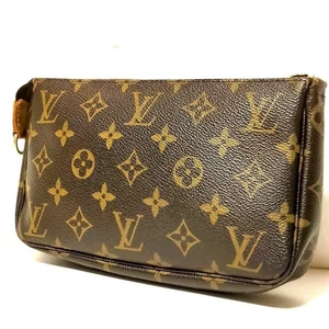 LOUIS VUITTON Pochette Accessoires M51980 Monograma Lona Auténtico Usado - Imagen 1 de 8