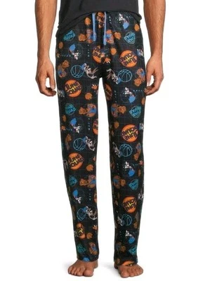 Pantalones de salón SPACE JAM para hombre 2XL nuevos Legacy 44-46" pijama para dormir cordón suave Foto 1 de 3