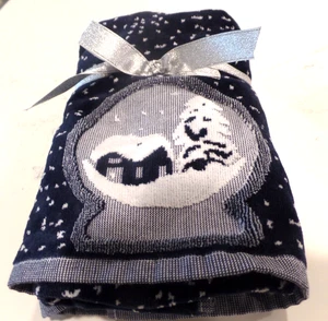 CHRISTMAS HOLIDAY, HAND TOWEL SET, BEEKMAN, BRAND NEW W/ TAGS, NAVY, WINTER - Picture 1 of 8