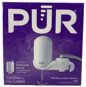 PUR Faucet Mount Water Filtration System, Vertical, White, FM3333B - Picture 1 of 10