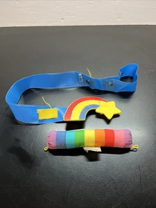 Rare Vintage 1980s Rainbow Brite Color Belt Kids Adjustable Accessories Lot W17 - Picture 1 of 10