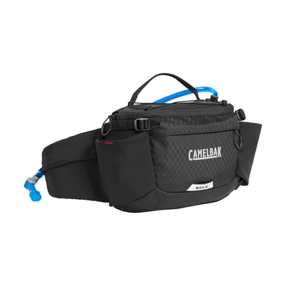 CamelBak M.U.L.E. 5 Waist Belt 50oz Lumbar Reservoir Hydration Pack, Black - Image 1 of 4