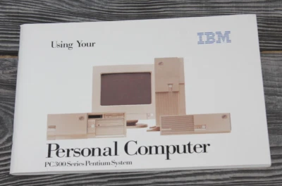1995 manual IBM personal  computer  PC300 Pentium Using Your - Image 1 of 4