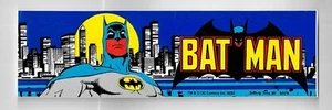 Batman 1982 Button-Up Troy MI Bumper Sticker #S579 Batman Gotham Skyline - Picture 1 of 2