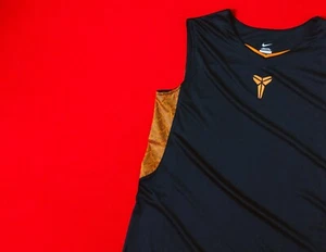 NIKE x KOBE Boys Black Polyester Tank Top Size L (12-13 YR) / S Basketball Shirt - Picture 1 of 16