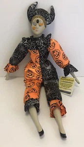 Jack O' Lantern Fall Halloween Doll Decoration - Picture 1 of 7