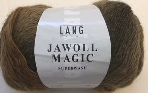 Lang Jawoll Magic Superwash Sock Yarn Variegated Shades of Brown 437 Yard Ball - Picture 1 of 4