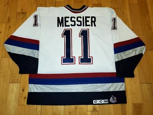 Vintage 1997 CCM Mark Messier VANCOUVER CANUCKS Mens NHL Hockey Team JERSEY XXL - Picture 1 of 16
